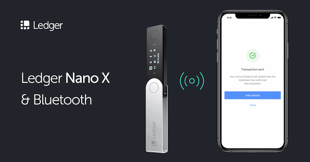 Ledger Nano X med Bluetooth